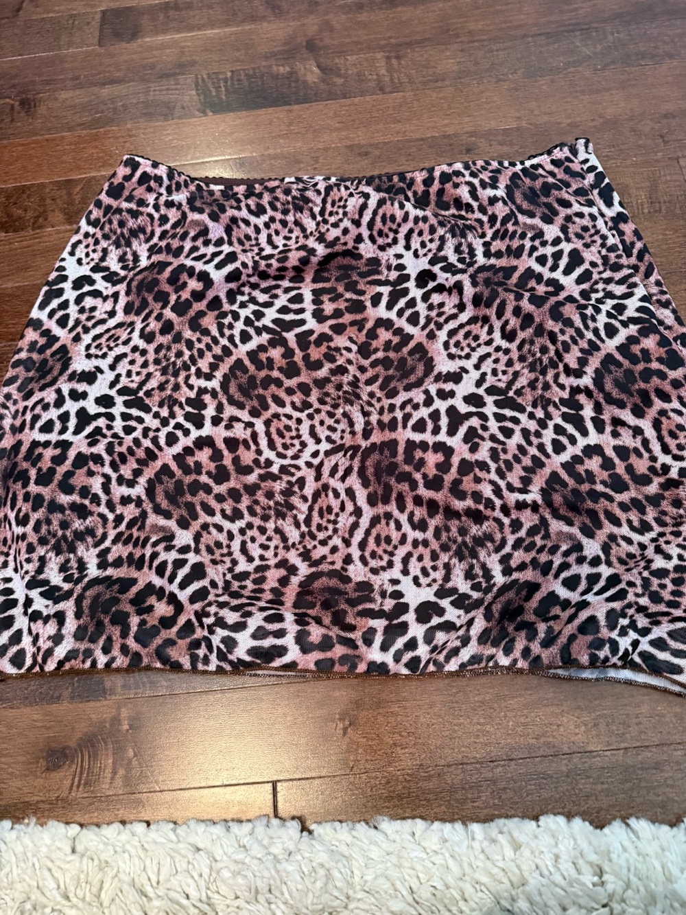 SHEIN Cheetah print skirt